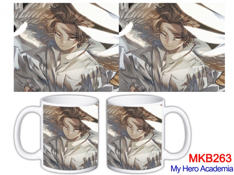 My Hero Academia Anime color printing ceramic mug cup price for 5 pcs MKB-263
