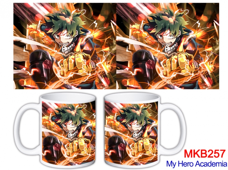 My Hero Academia Anime color printing ceramic mug cup price for 5 pcs MKB-257