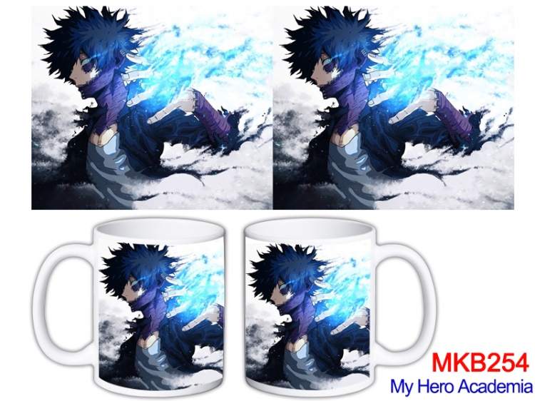 My Hero Academia Anime color printing ceramic mug cup price for 5 pcs MKB-254