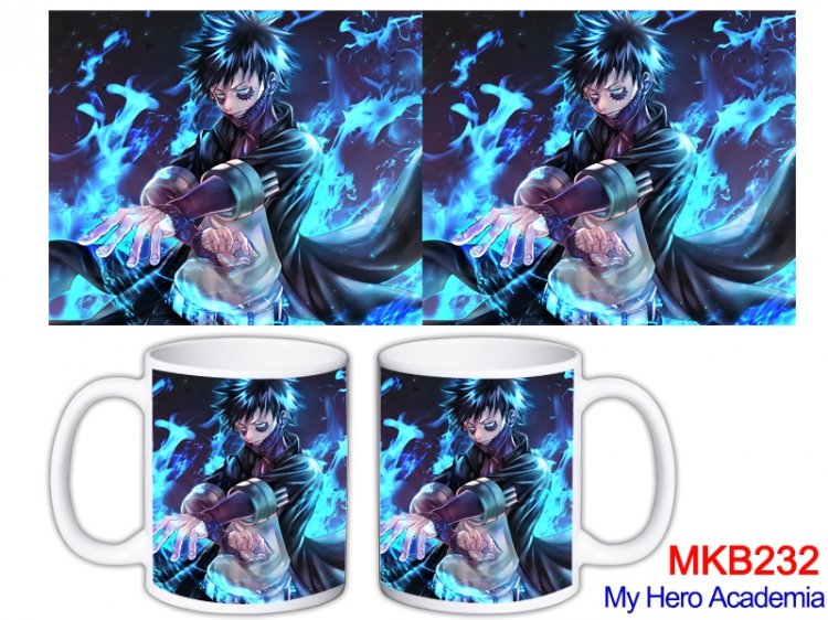 My Hero Academia Anime color printing ceramic mug cup price for 5 pcs  MKB-232