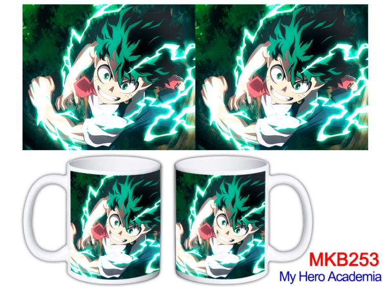 My Hero Academia Anime color printing ceramic mug cup price for 5 pcs MKB-253