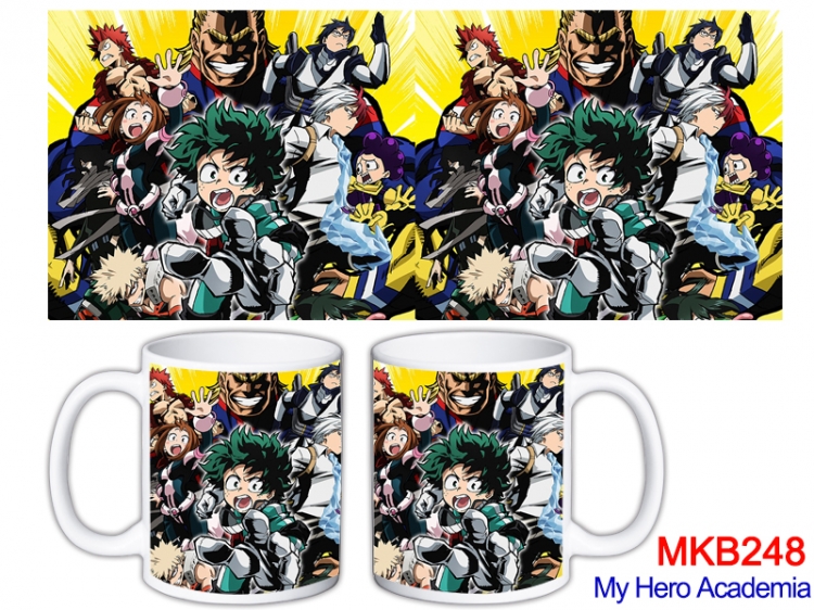My Hero Academia Anime color printing ceramic mug cup price for 5 pcs  MKB-248