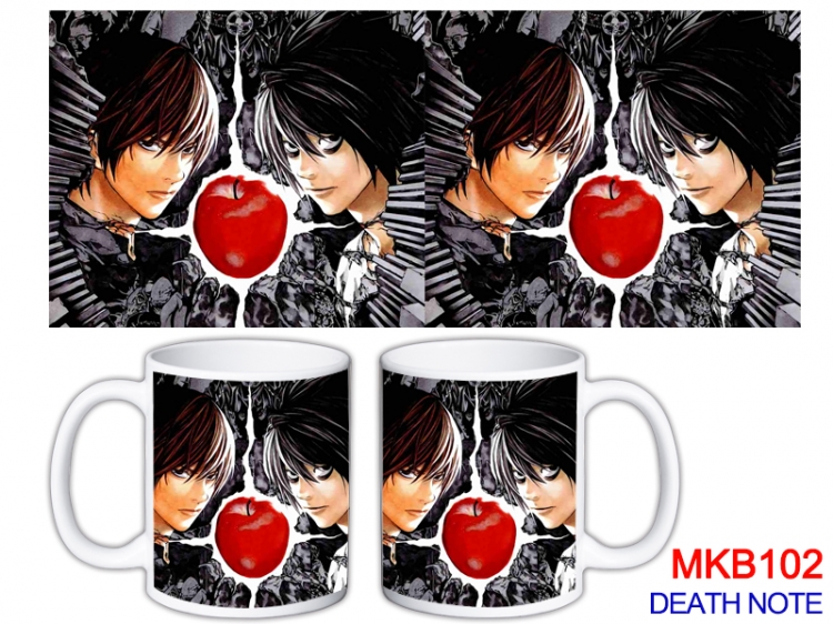 Death note Anime color printing ceramic mug cup price for 5 pcs MKB-231 MKB-102