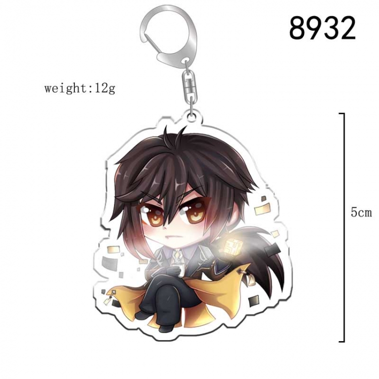 Genshin Impact Anime acrylic Key Chain  price for 5 pcs 8932