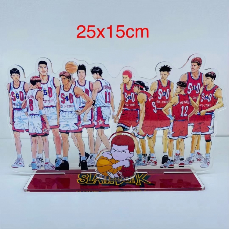 Slam Dunk Anime  acrylic big Standing Plates Keychain  25x15cm