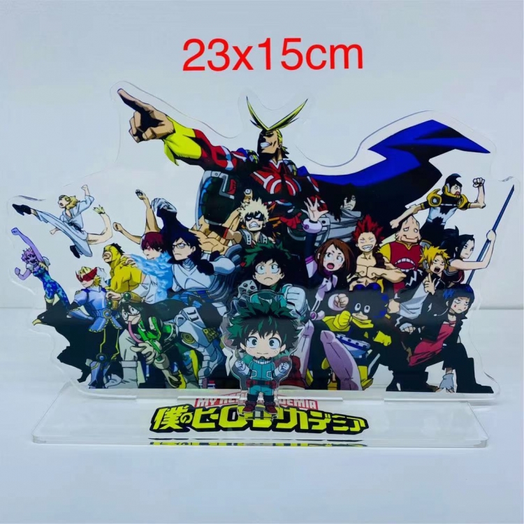 My Hero Academia Anime  acrylic big Standing Plates Keychain 23x15