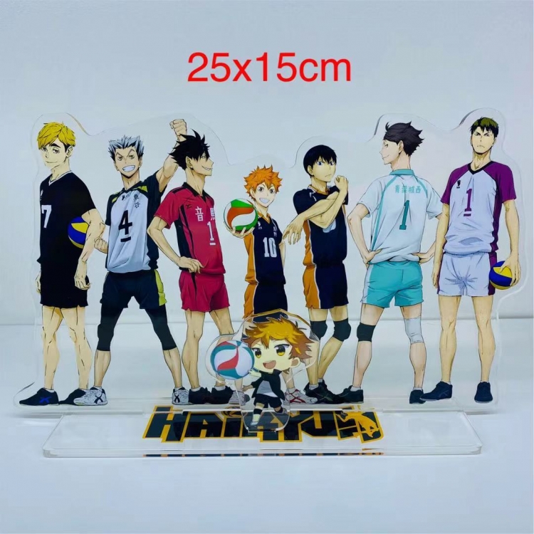 Haikyuu!! Anime  acrylic big Standing Plates Keychain  25x15cm