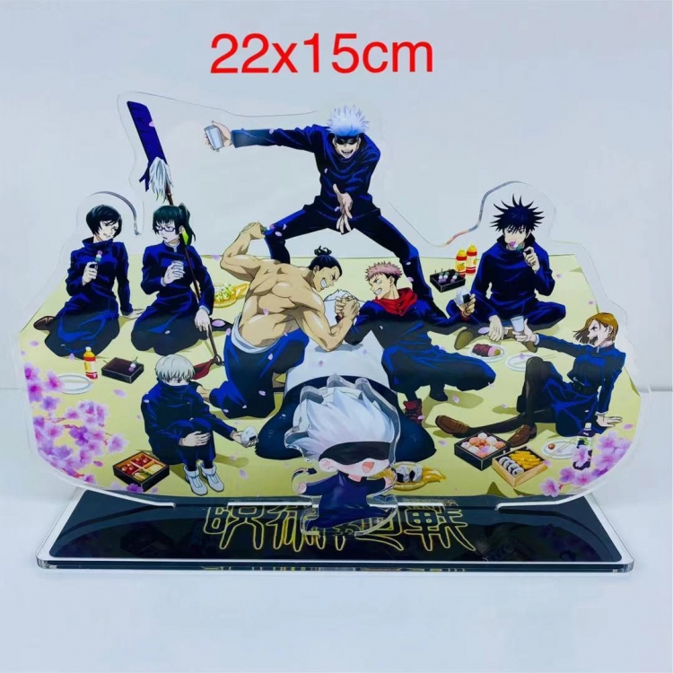 Jujutsu Kaisen  Anime  acrylic big Standing Plates Keychain 22x15