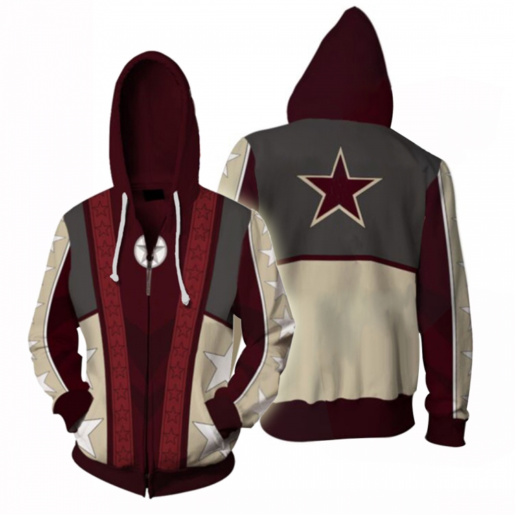 Shaman King Hooded zipper sweater jacket S-5XL price for 2 pcs three days in advance  style B