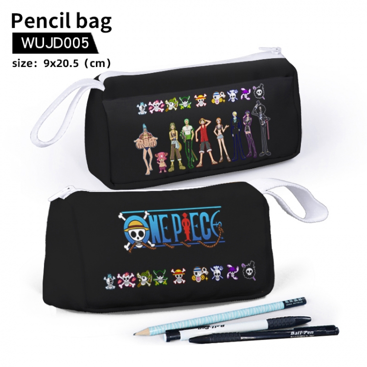 One Piece Anime stationery bag and pencil case 9x20.5 can be customized as a single item WUJD005