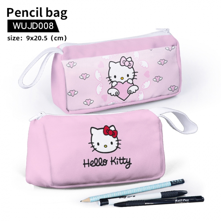 Hello Kitty Anime stationery bag and pencil case 9x20.5 can be customized as a single item WUJD008