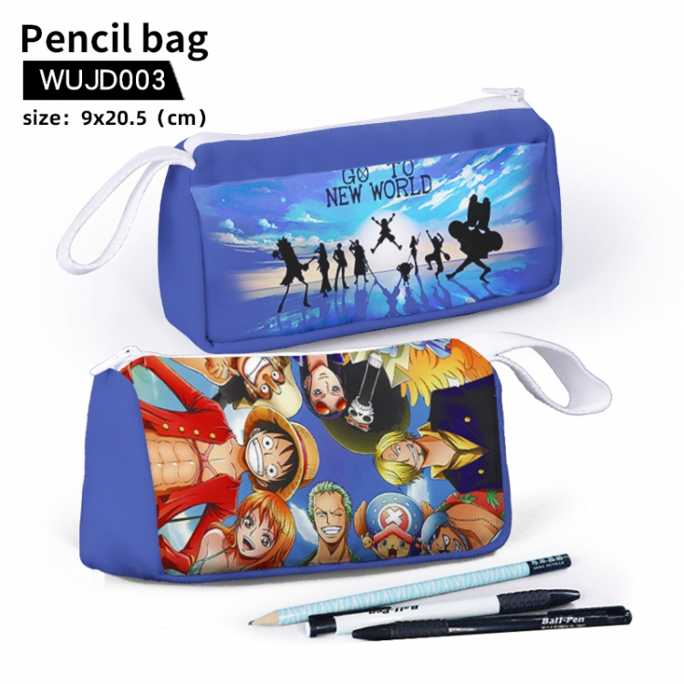 One Piece Anime stationery bag and pencil case 9x20.5 can be customized as a single item WUJD003