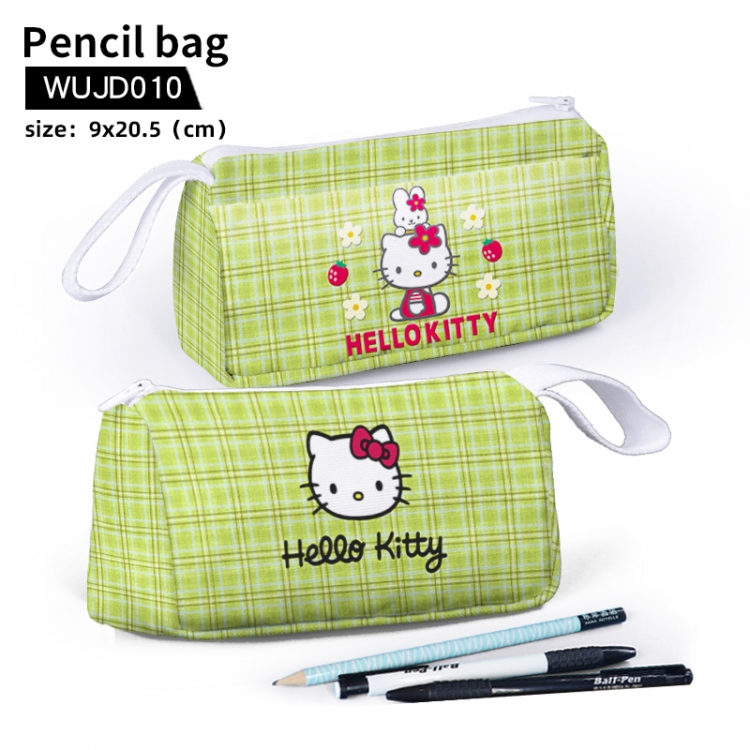 Hello Kitty Anime stationery bag and pencil case 9x20.5 can be customized as a single item WUJD010