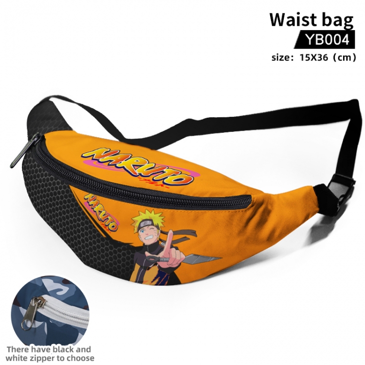 Naruto Canvas outdoor sports belt bag can be customized as a single model YB004