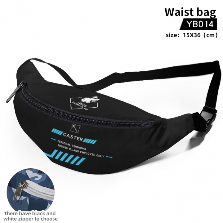 Arknights  Canvas outdoor sports belt bag can be customized as a single model YB014