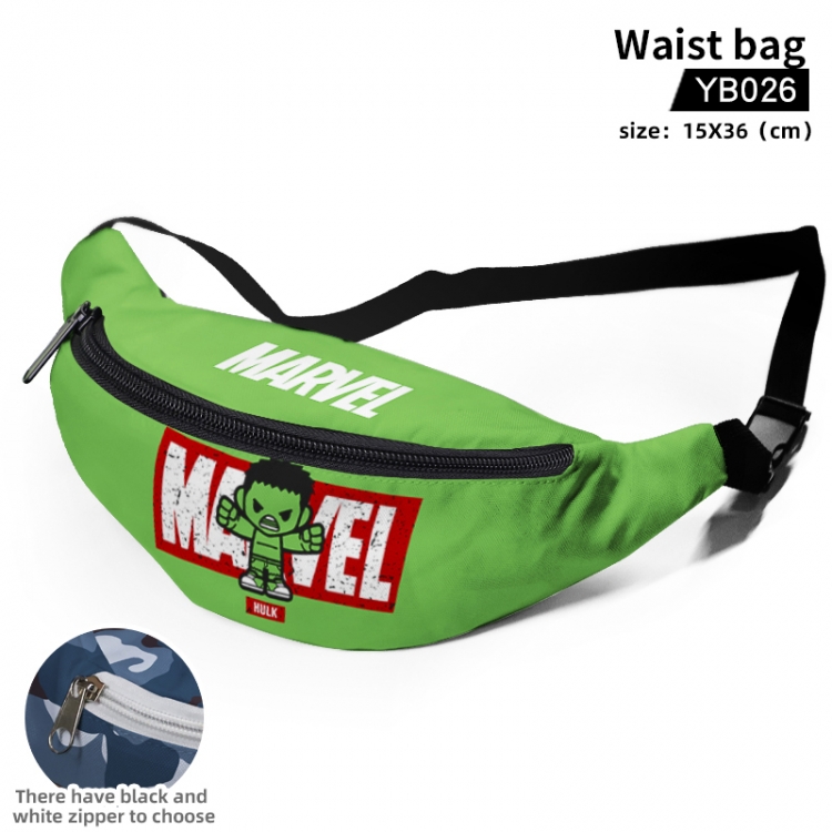 The avengers allianc Canvas outdoor sports belt bag can be customized as a single model YB026