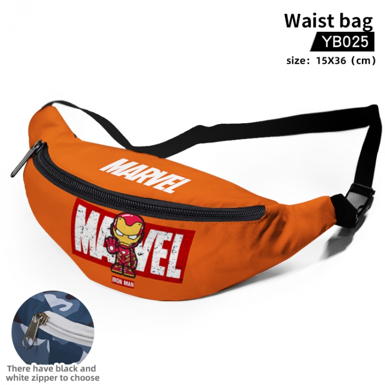 Iron Man Canvas outdoor sports belt bag can be customized as a single model YB025