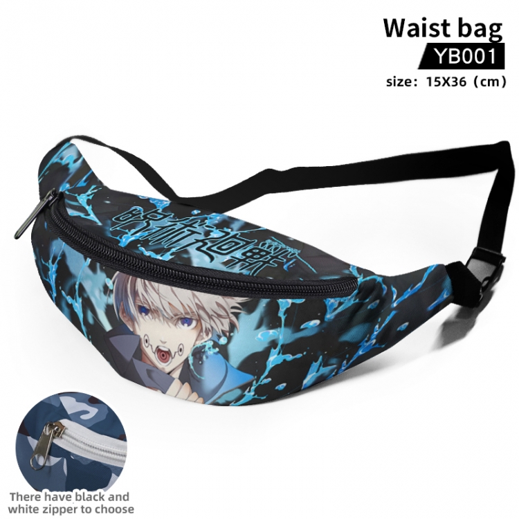 Jujutsu Kaisen  Canvas outdoor sports belt bag can be customized as a single model YB001
