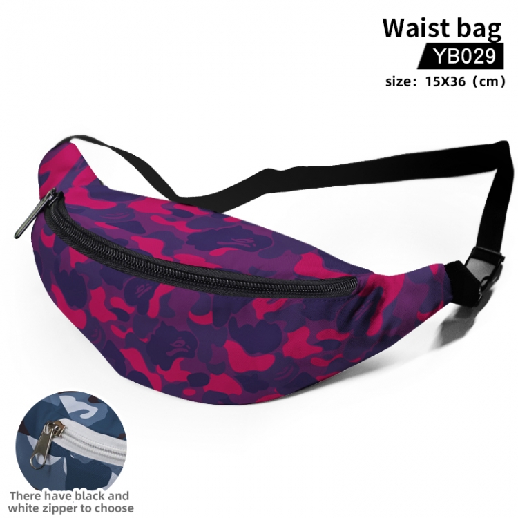 Camouflage Canvas outdoor sports belt bag can be customized as a single model YB029