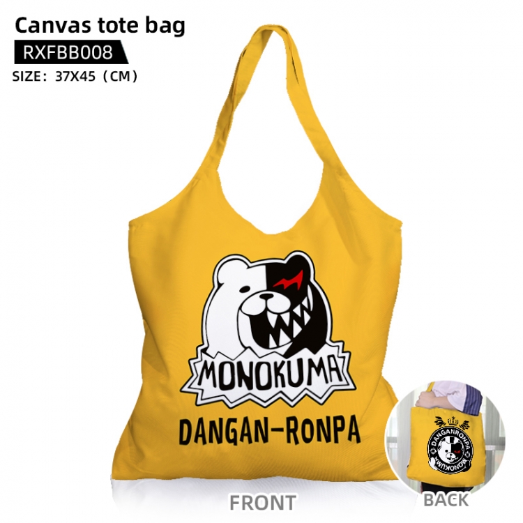 Dangan-Ronpa Anime Japanese canvas bag can be customized as a single model RXFBB008