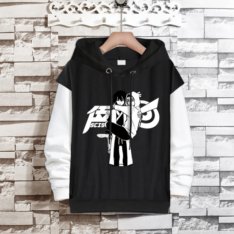 Scissor Seven  Anime fake two-piece thick hooded sweater from S to 3XL