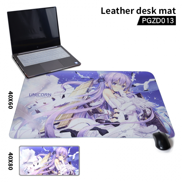 Azur Lane Anime leather table mat 40X60CM PGZD013