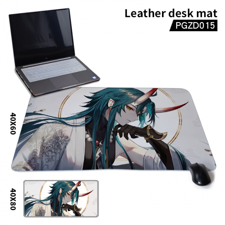Genshin Impact Anime leather table mat 40X80CM  PGZD15