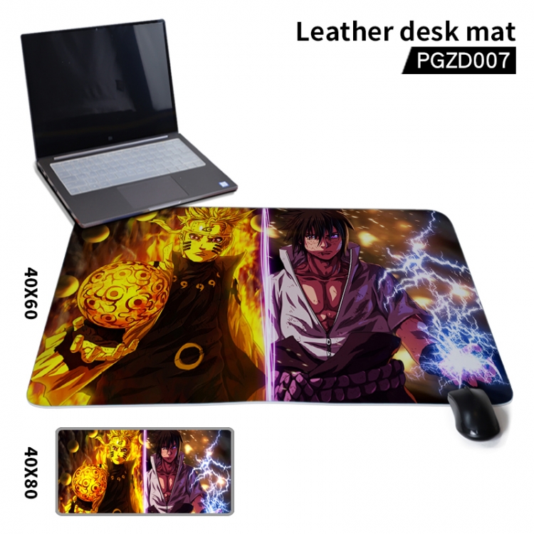 Naruto Anime leather table mat 40X80CM PGZD007 