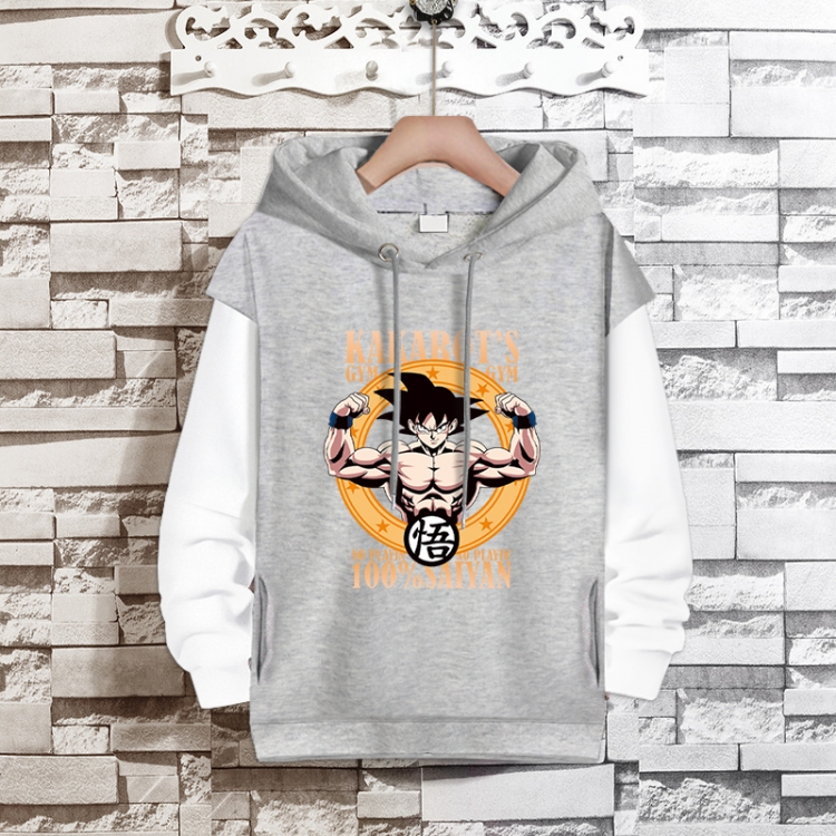 DRAGON BALL Anime fake two-piece thick hooded sweater from S to 3XL