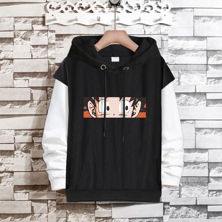 DRAGON BALL Anime fake two-piece thick hooded sweater from S to 3XL