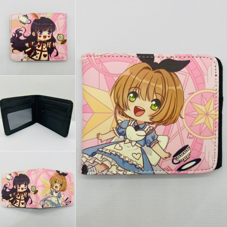 Card Captor Sakura Full color  Two fold short card case wallet 856
