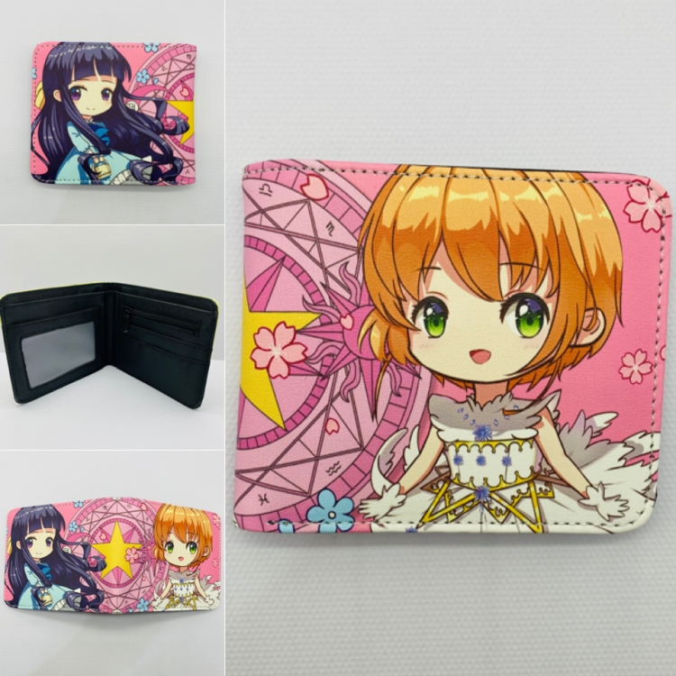 Card Captor Sakura Full color  Two fold short card case wallet 852