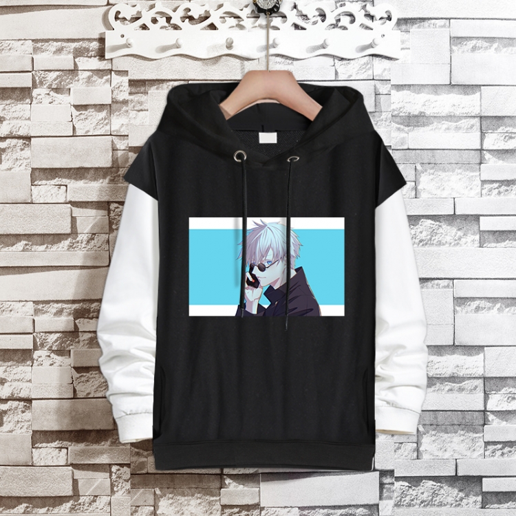 Jujutsu Kaisen  Anime fake two-piece thick hooded sweater from S to 3XL