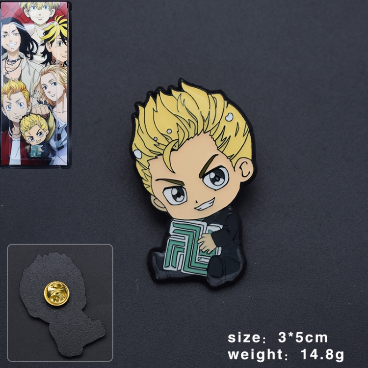 Tokyo Revengers  Anime cartoon metal brooch style B