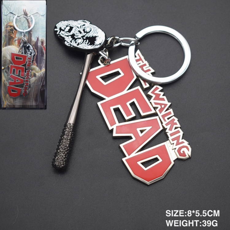 The Walking Dead Anime Skewers Keychain School Bag Pendant style A
