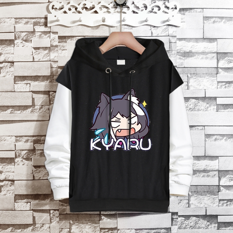 Genshin Impact  Anime fake two-piece thick hooded sweater from S to 3XL