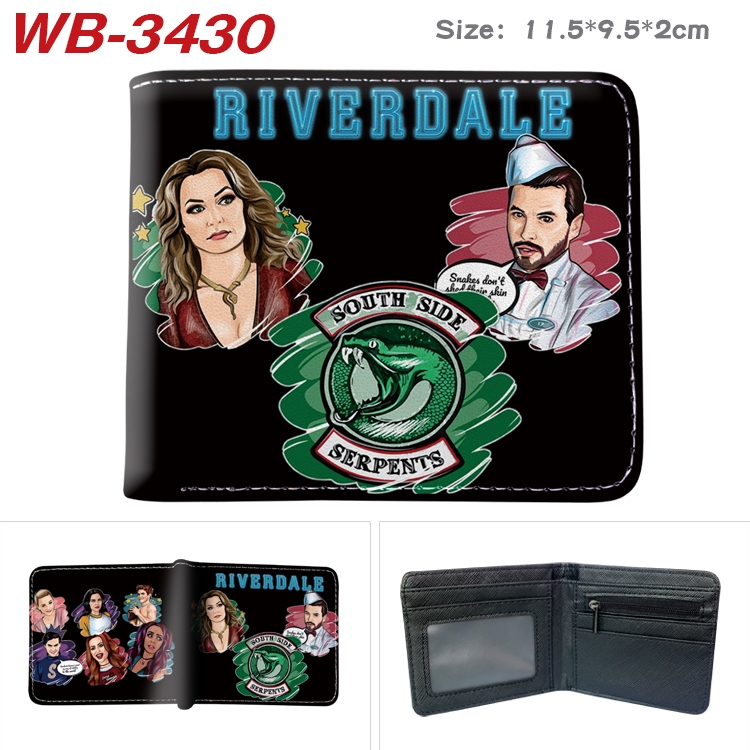 Riverdale  Anime pu half-fold wallet 11.5X9X2CM  WB-3430A