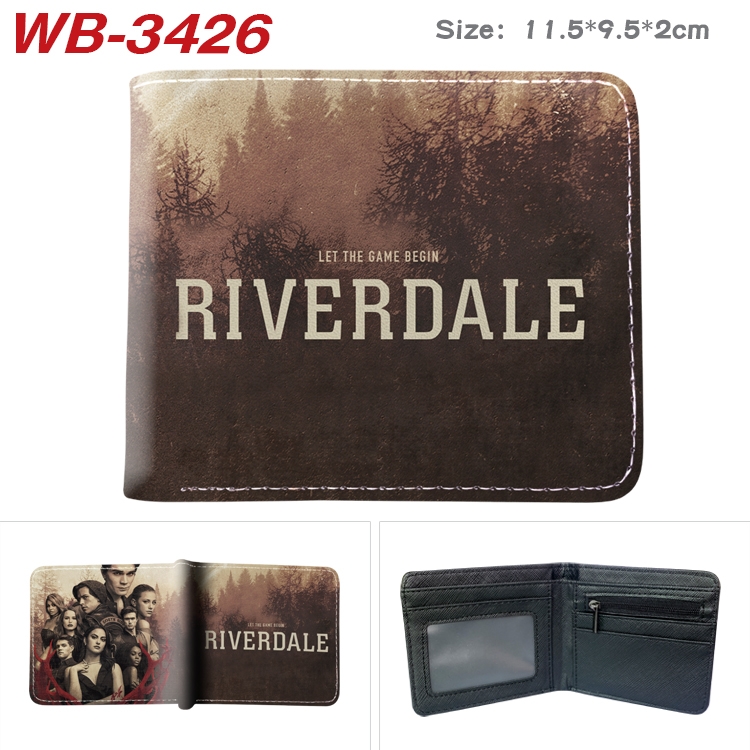 Riverdale  Anime pu half-fold wallet 11.5X9X2CM WB-3426A