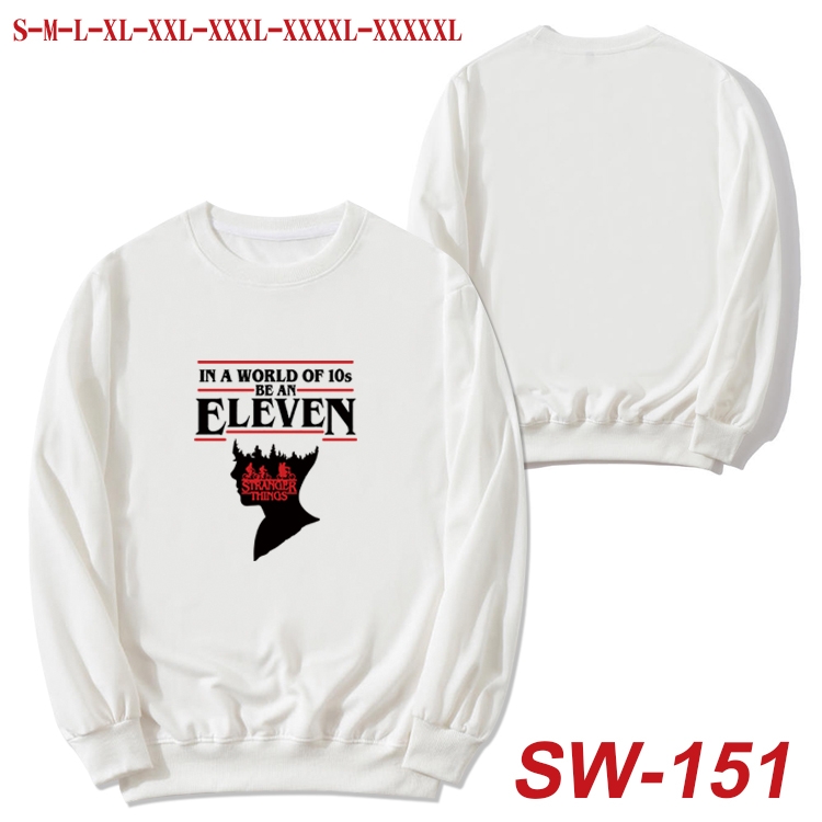 Stranger Things Anime autumn thin round neck sweater Hoodie from S to 5XL  SW-151
