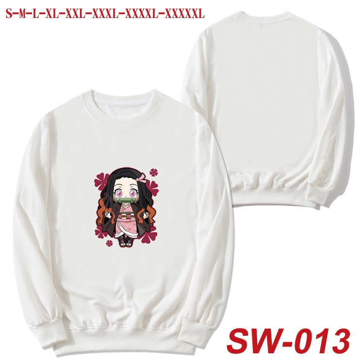 Demon Slayer Kimets Anime autumn thin round neck sweater Hoodie from S to 5XL  SW-013