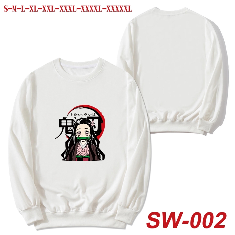 Demon Slayer Kimets Anime autumn thin round neck sweater Hoodie from S to 5XL  SW-002