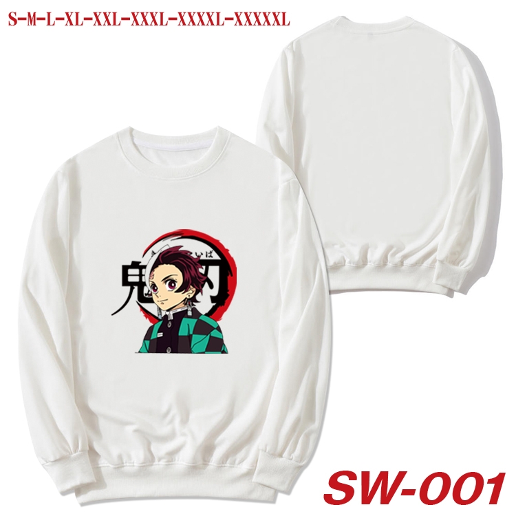 Demon Slayer Kimets Anime autumn thin round neck sweater Hoodie from S to 5XL  SW-001A