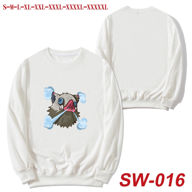 Demon Slayer Kimets Anime autumn thin round neck sweater Hoodie from S to 5XL SW-016