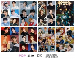 EXO Embossed poster 8 pcs a se...