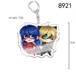 Ladybug Girl Anime acrylic Key...