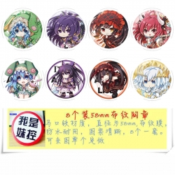 Date-A-Live Anime round Badge ...