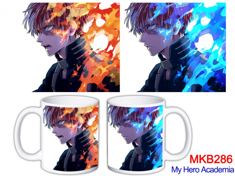 My Hero Academia Anime color printing ceramic mug cup price for 5 pcs   MKB-286