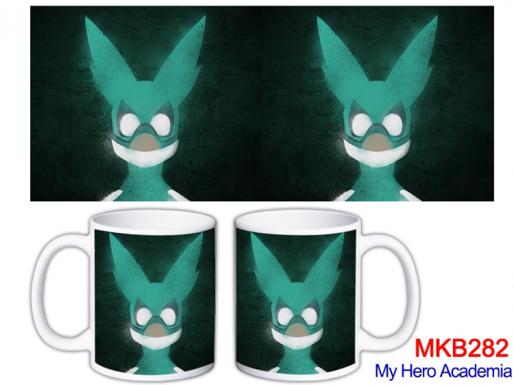 My Hero Academia Anime color printing ceramic mug cup price for 5 pcs MKB-282