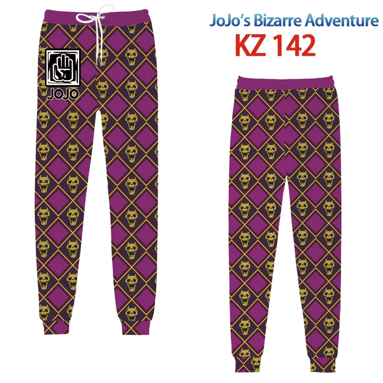 JoJos Bizarre Adventure Anime digital 3D trousers full color trousers from XS to 4XL  KZ-142