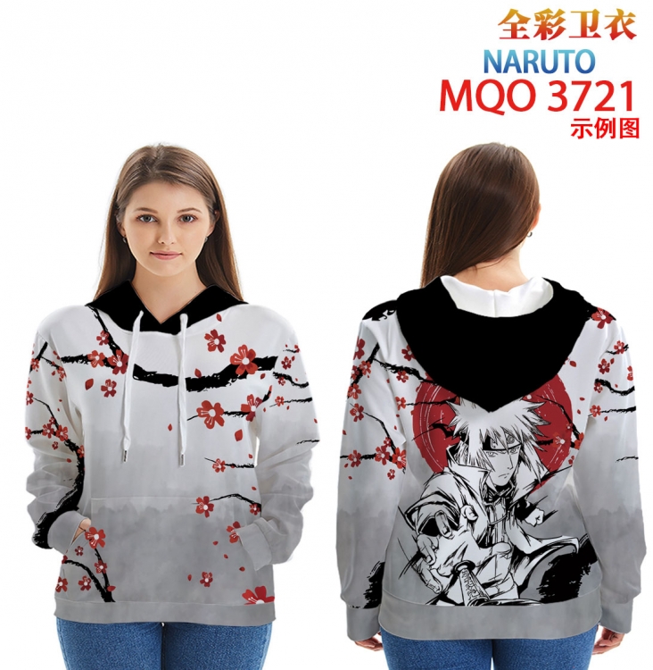 Naruto Full Color Patch pocket Sweatshirt Hoodie  from XXS to 4XL MQO 3721